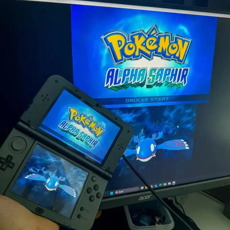 New Nintendo 3DS XL weiß + Capture Card gemoddet - 3DSRenew