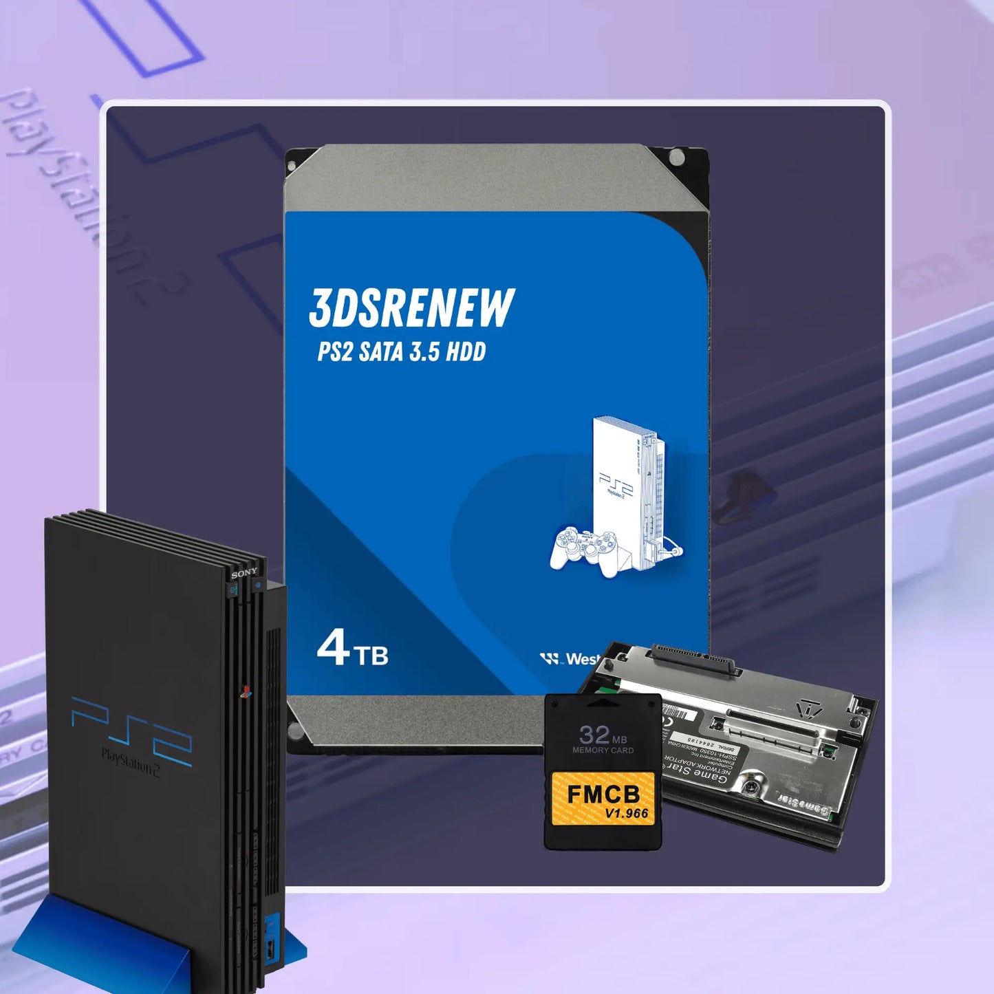 PS2 4TB Mod, All European PS2 Games (PS2 FAT & PC)