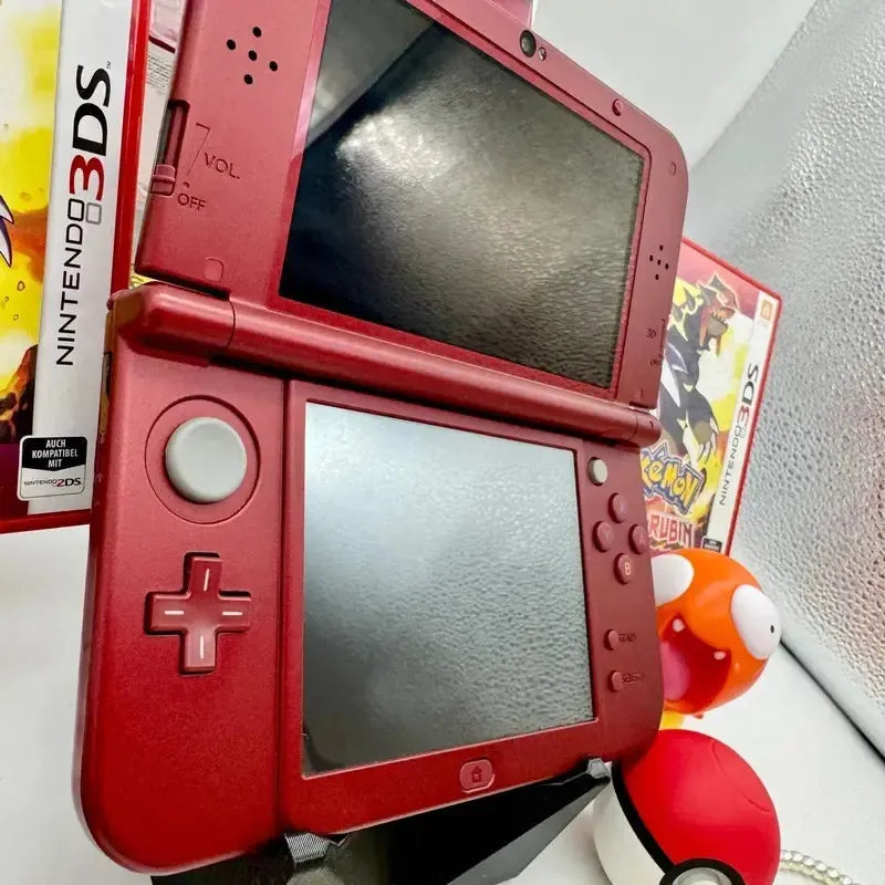 New Nintendo 3DS XL metallic rot gemoddet - 3DSRenew