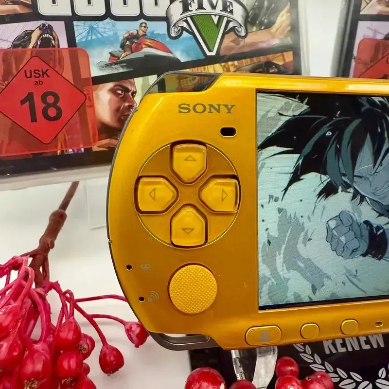 PSP 3000 in gold gemoddet - 3DSRenew