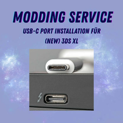 (New) 3DS XL USB-C Port installation Service - 3DSRenew