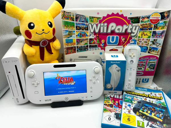 Nintendo WiiU modded in white