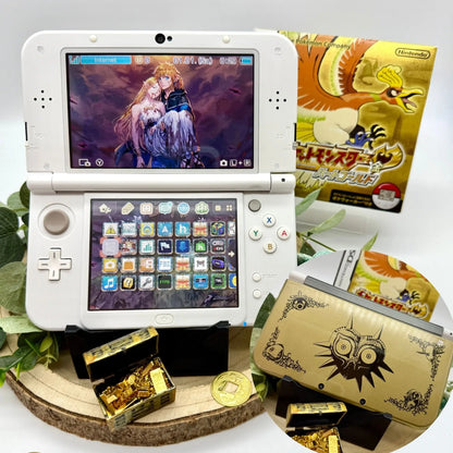 New Nintendo 3DS XL white Zelda modded