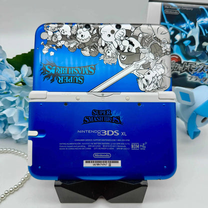 Nintendo 3DS XL weiß blau Smash Bros gemoddet - 3DSRenew
