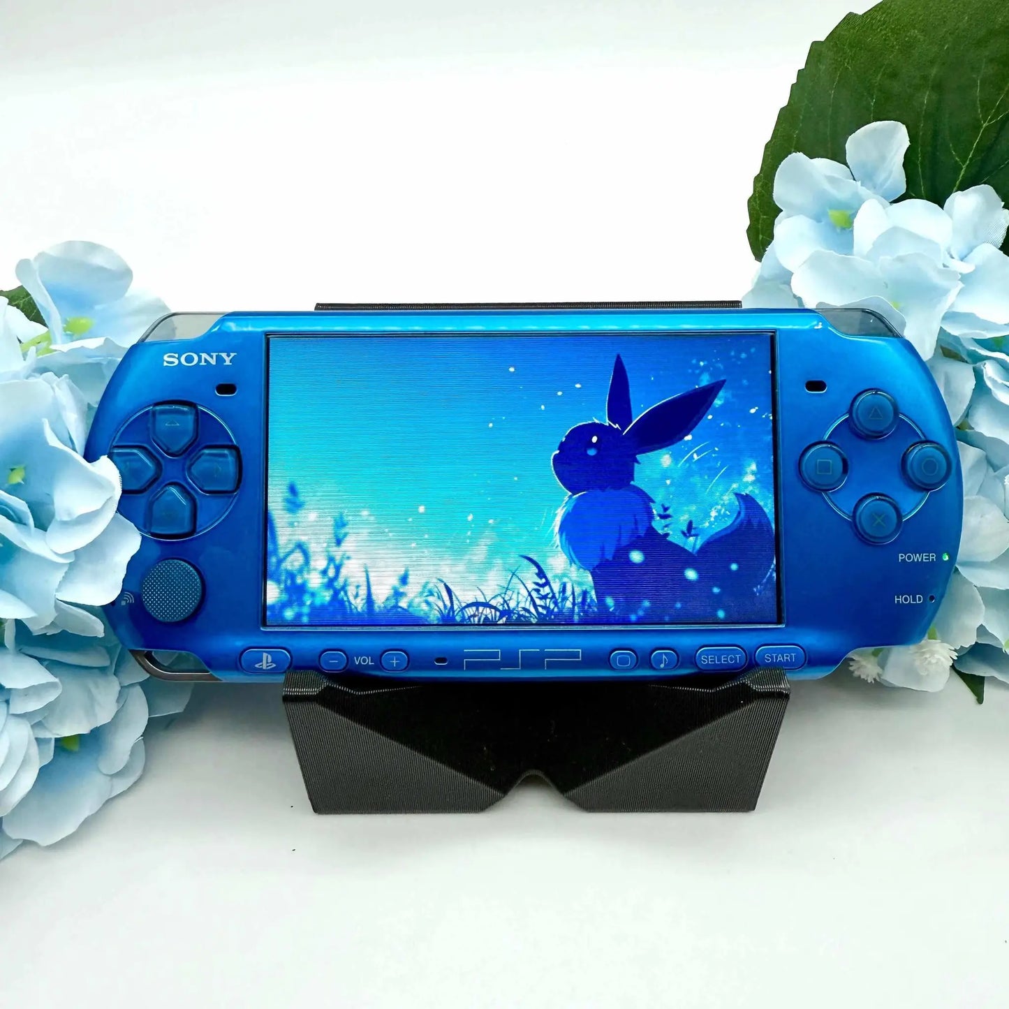 PSP 3000 in blau gemoddet - 3DSRenew