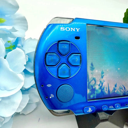 PSP 3000 in blau gemoddet - 3DSRenew