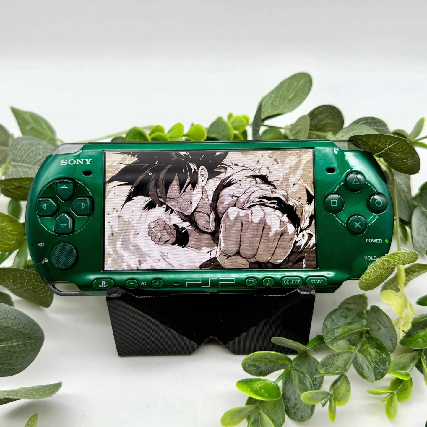 PSP 3000 in grün gemoddet - 3DSRenew