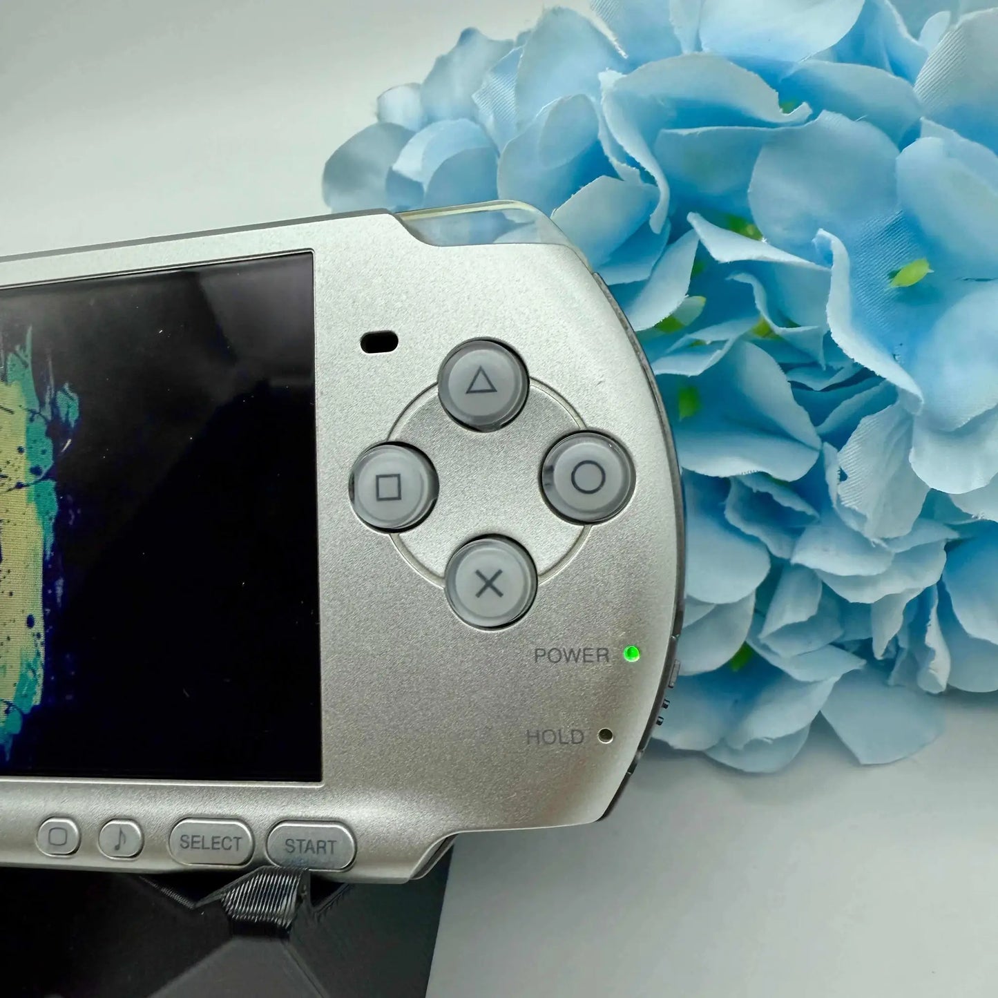 PSP 3000  in silber gemoddet - 3DSRenew