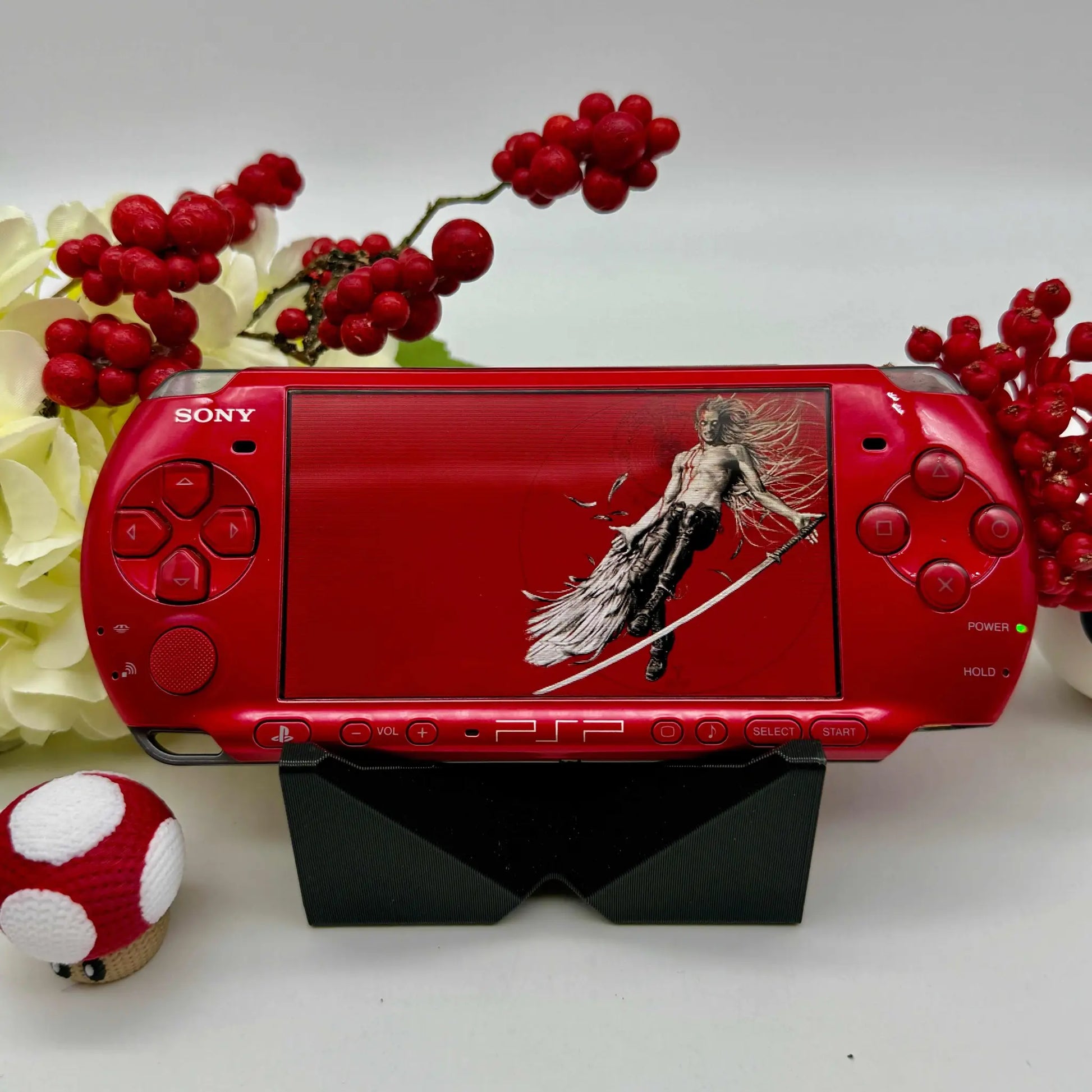 PSP 3000 in rot gemoddet - 3DSRenew