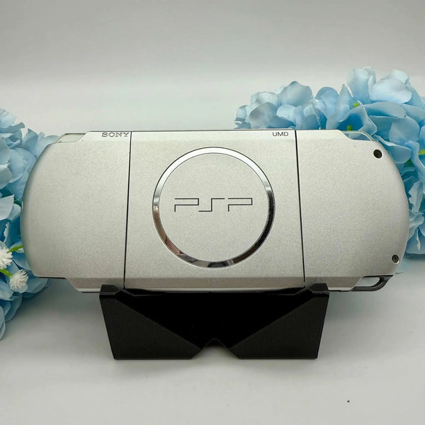 PSP 3000 modded in silver
