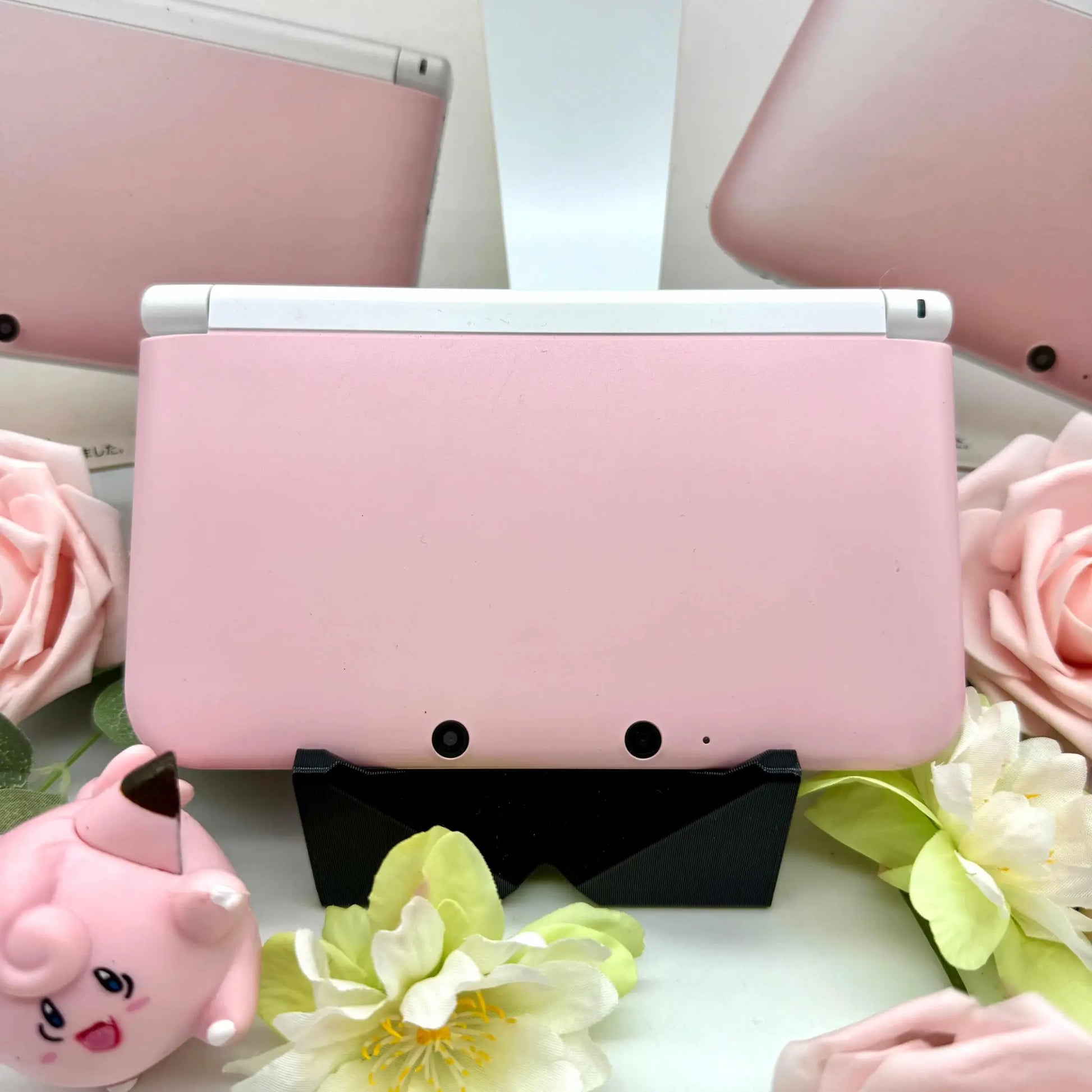 Nintendo 3DS XL white pink gemoddet - 3DSRenew