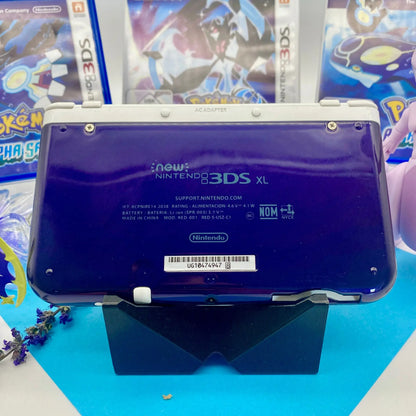 New Nintendo 3DS XL white Galaxy modded