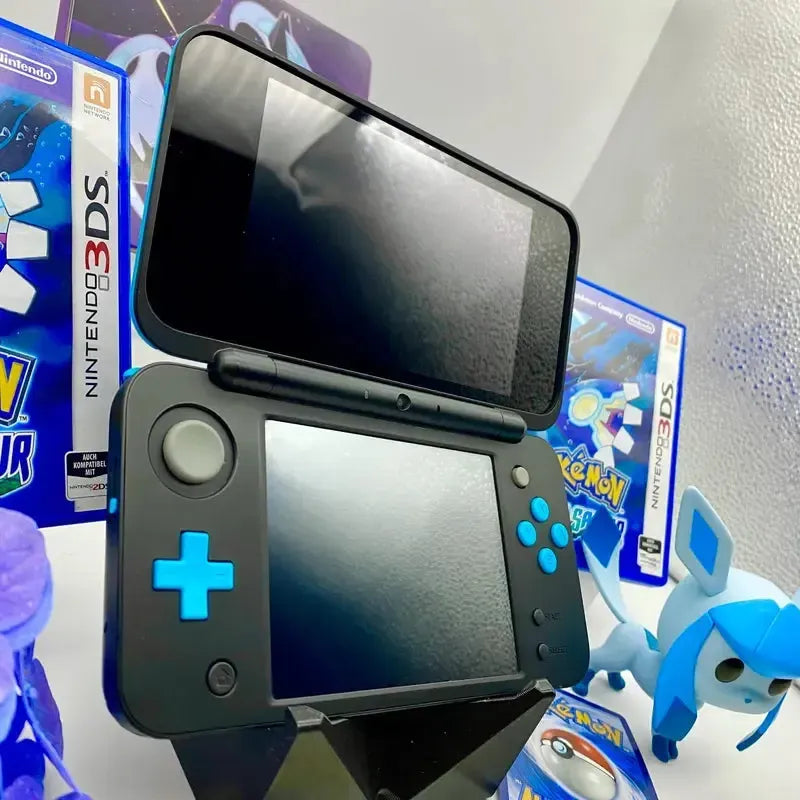 New Nintendo 2DS XL in schwarz/blau gemoddet - 3DSRenew