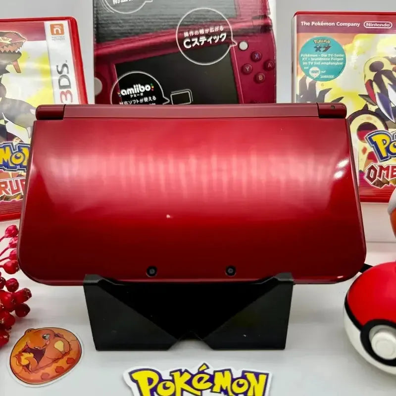 New Nintendo 3DS XL metallic rot gemoddet - 3DSRenew