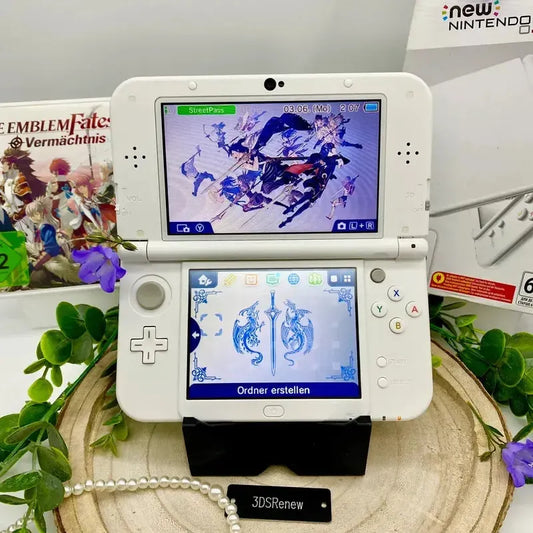New Nintendo 3DS XL in weiß gemoddet - 3DSRenew