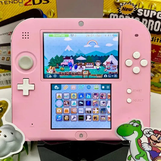 Nintendo 2DS in pink gemoddet - 3DSRenew