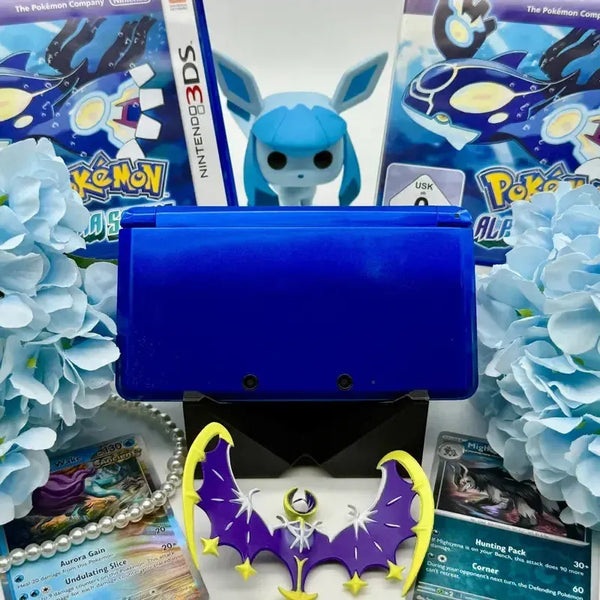 Nintendo 3DS modded in blue