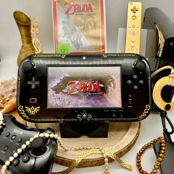 Nintendo WiiU modded in Zelda design