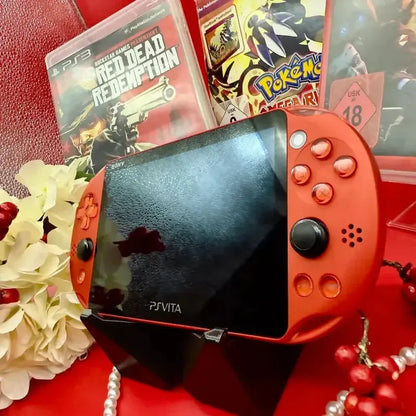 PS Vita 2000 in rot gemoddet - 3DSRenew