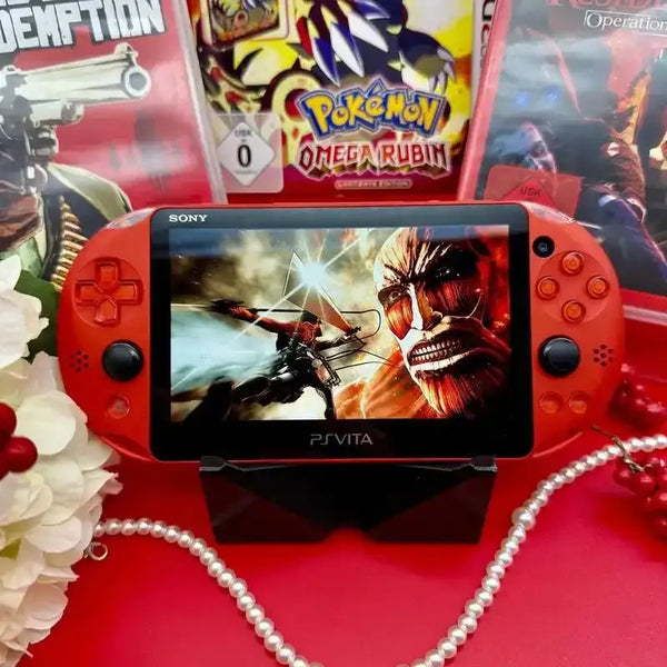PS Vita 2000 modded in red