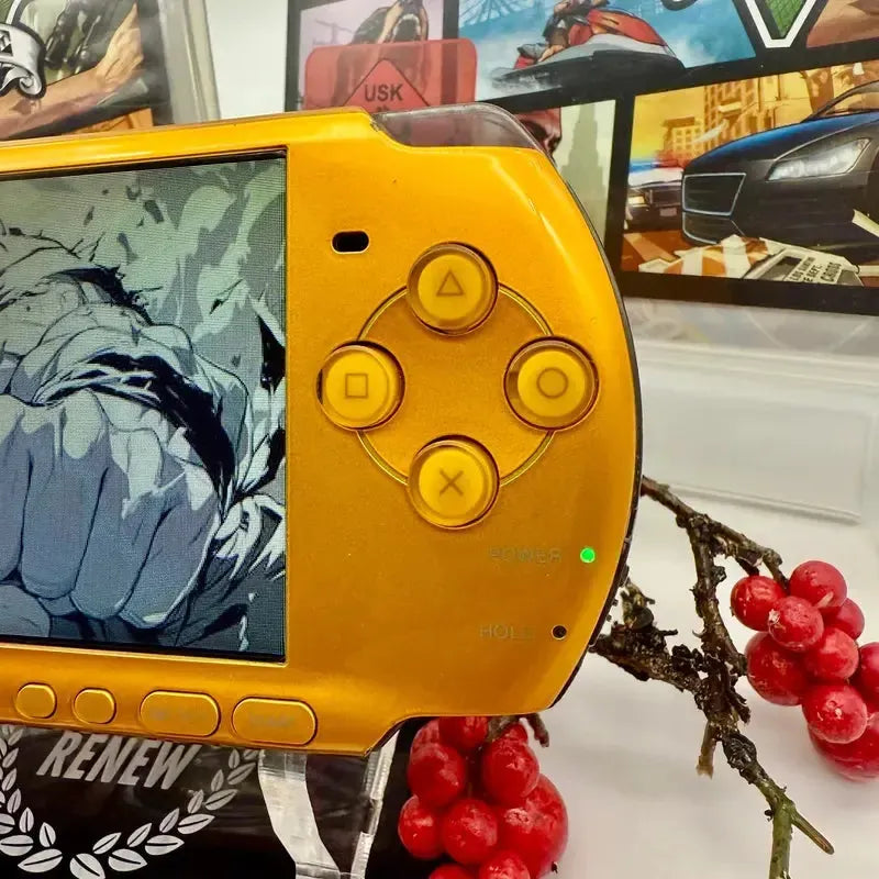 PSP 3000 in gold gemoddet - 3DSRenew