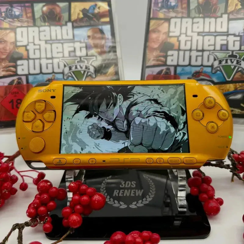 PSP 3000 in gold gemoddet - 3DSRenew