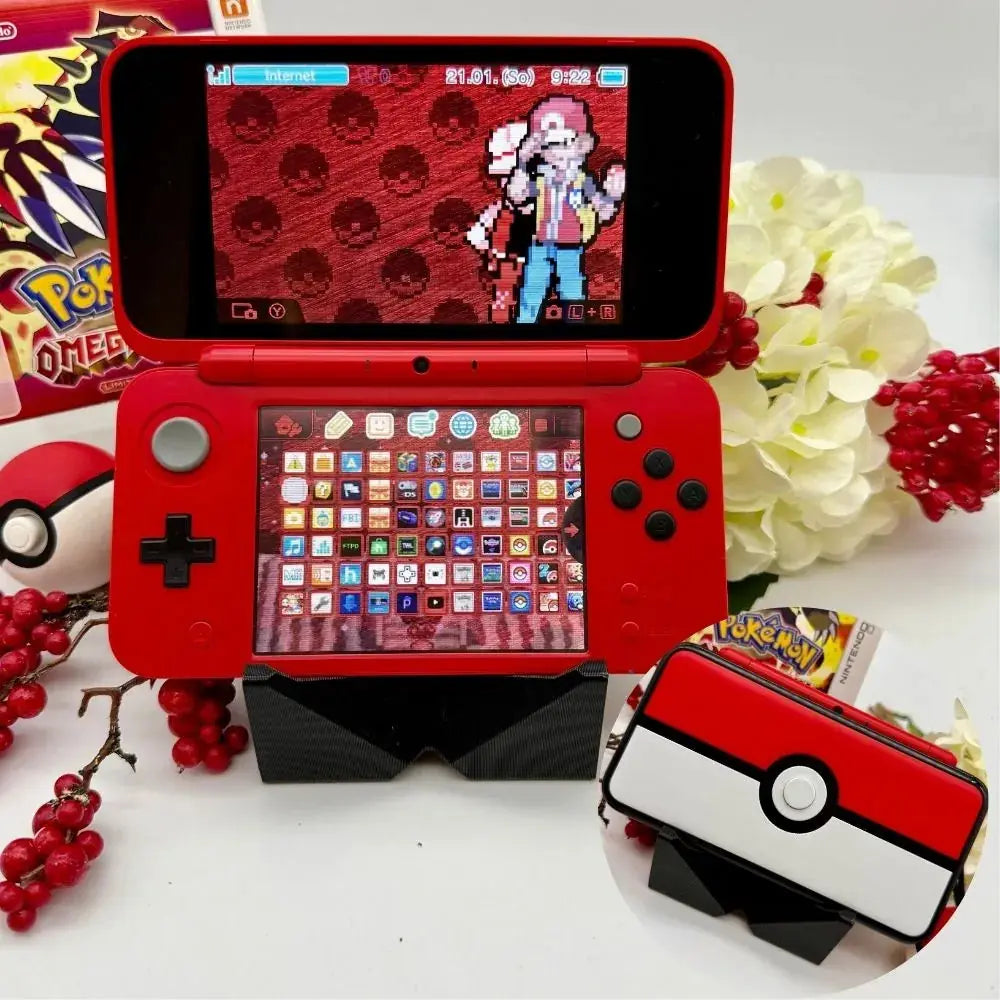 New Nintendo 2DS XL Pokeball modded