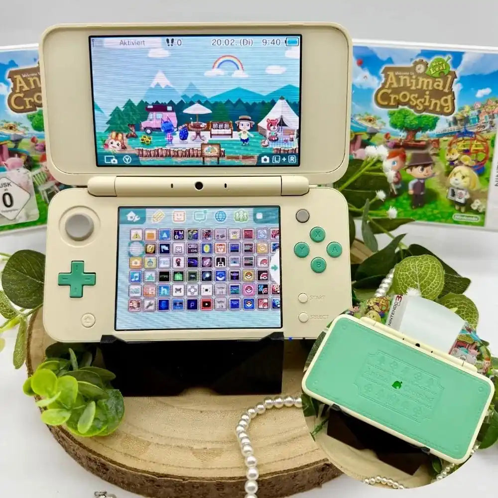 New Nintendo 2ds xl im animal crossing design 3DSRenew gemoddet