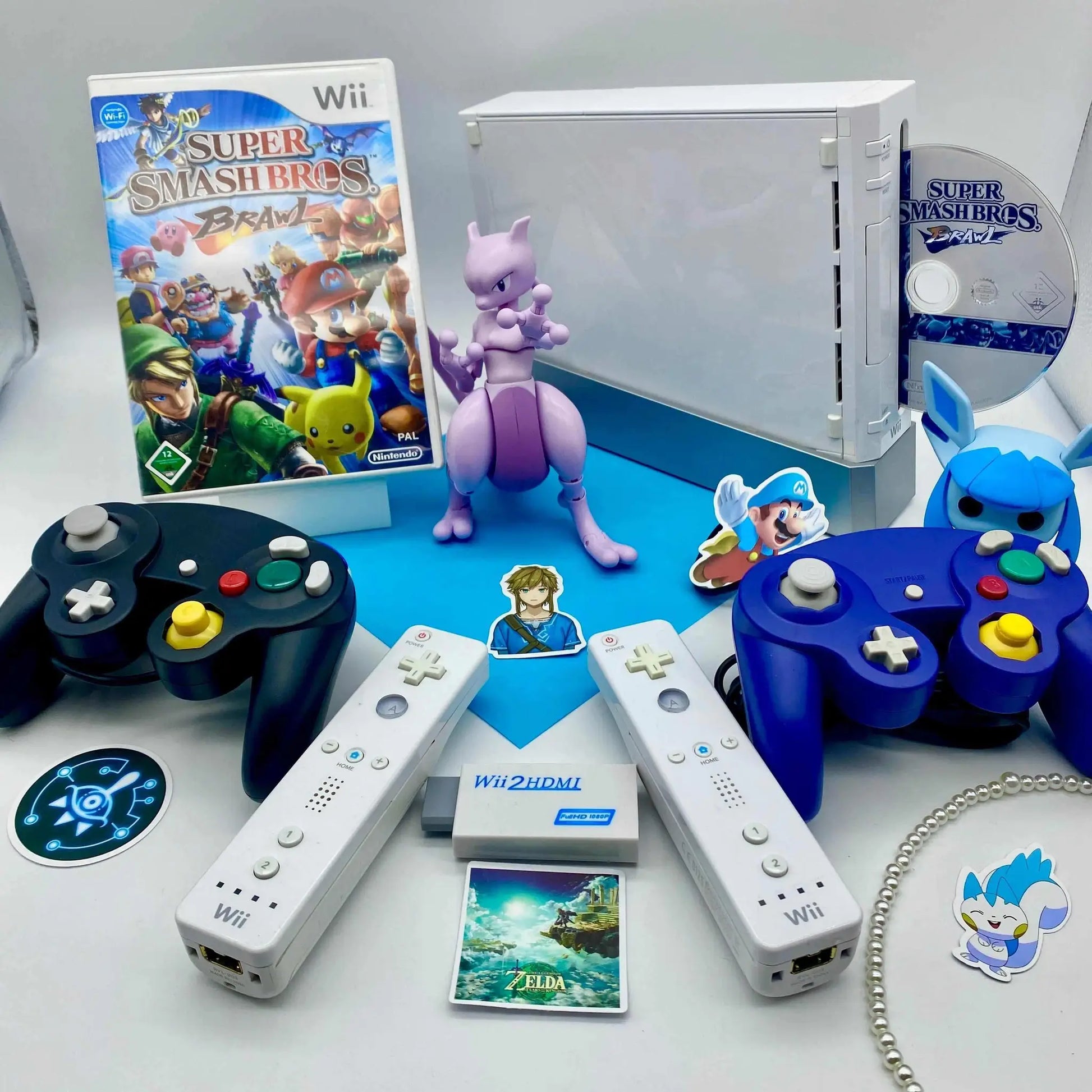 Nintendo Wii in weiß gemoddet