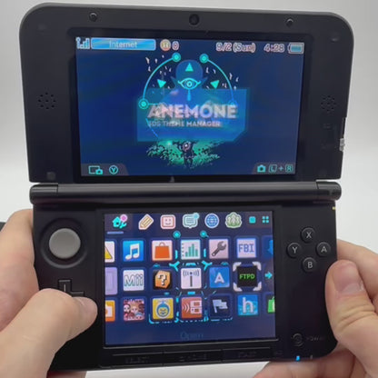 Nintendo 3DS XL Charizard modded